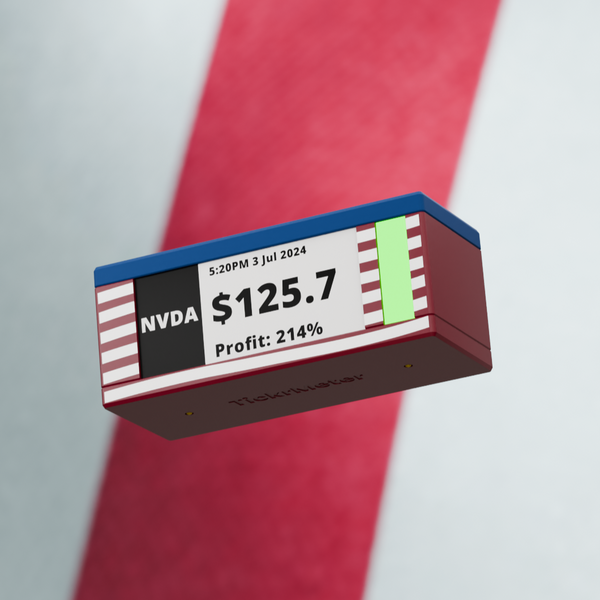 TickrMeter ティッカーメーター TickrMeter | Physical Stock Ticker for your table