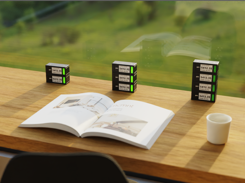 Tickr Meter TickrMeter: Physical Stock Tickers on your desk
