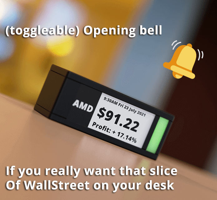 Tickr Meter TickrMeter | Physical Stock Ticker for your table